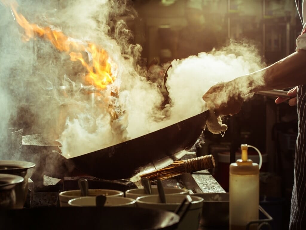 wok haute température